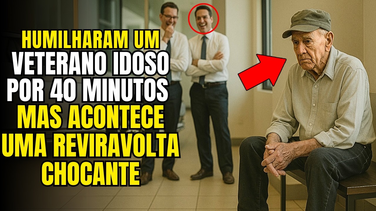 HUMILHARAM UM VETERANO IDOSO — MAS SEU PASSADO FALOU MAIS ALTO...