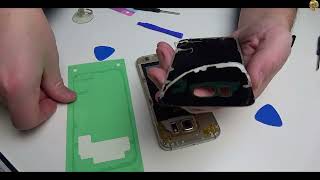 Samsung Galaxy S6 Akku Wechseln Tauschen Reparieren (Tutorial) deutsch