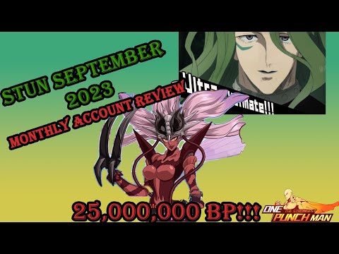 Account Re-Evaluation September 2023 - OPM:The Strongest GLOBAL  -  Stun September