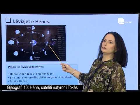 Hëna, sateliti natyror i Tokës | Gjeografi 10