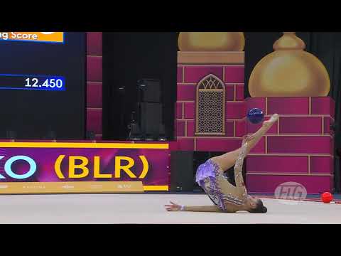 2019 Rhythmic Worlds, Baku (AZE) – Alina HARNASKO (BLR), qualifications Ball