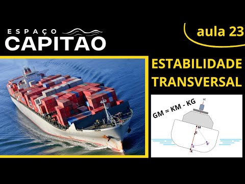 [CAPITÃO AMADOR] Estabilidade transversal, quando o navio emborca? (Aula 23)