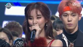 170126 [HD] SNSD-SEOHYUN (서현)-Don&#39;t Say No (Solo 1st Win) No.1+Encore @ MCD