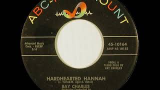 Ray Charles Hard Hearted Hannah ABC Paramount 10164, 11 60