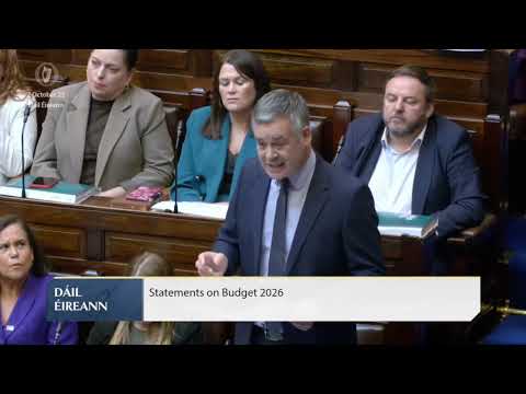 Pearse Doherty responds to Budget 2026