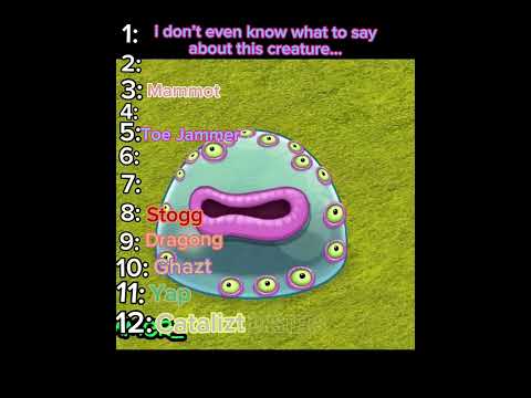 Ranking ALL Demented Dream Island monsters #mysingingmonsters #ranking #capcut