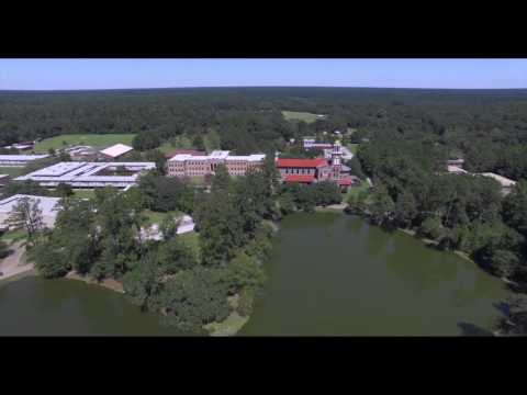 Saint Joseph Abbey + Seminary College Aerial drone footage