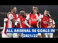 ALL ARSENAL 77 GOALS IN 2021/22 (EPL GOALS)
