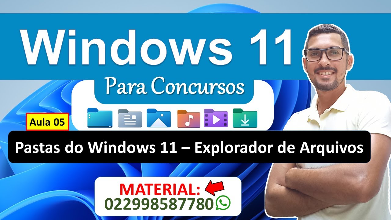 Aula 05 - Pastas (Folders for) do Windows 11 - Explorador de Arquivos - Ambiente Windows 11 - 2022.