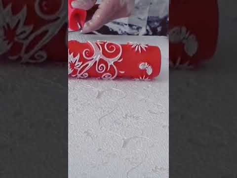 ⏱️Apply the pattern with a roller.#shorts