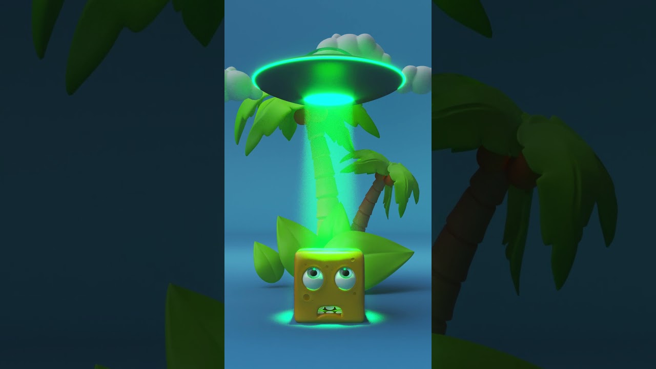 Analogic UFO is Coming #fun #animation #funny #3danimation #characterdesign #loopingfun