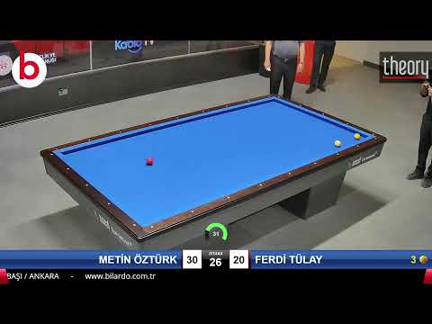 METİN ÖZTÜRK & FERDİ TÜLAY Bilardo Maçı - 2022 ERKEKLER 1.ETAP-6.TUR