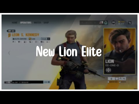 NEW Lion Elite Showcase! Leon Kennedy Resident Evil Skin