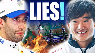 Tsunoda BRILLIANCE Outshines Ricciardo's DESPERATE EXCUSES!