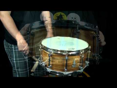 Brady 14" x 6.5" Jarrah Ply Snare Drum in Blackheart Gloss