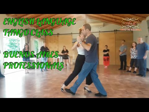 Tango class in English from Buenos Aires, Coty Vecslir, Pablo Fidanza