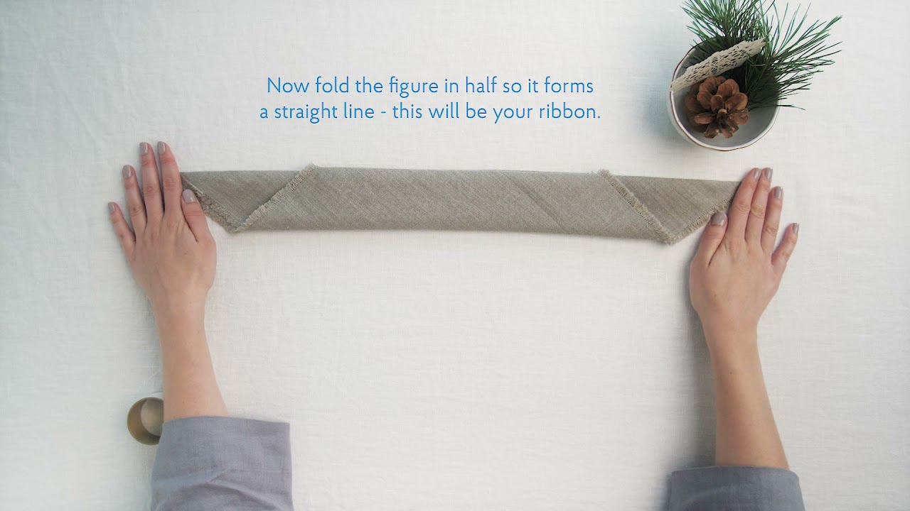 How To Fold A Napkin: Bow Fold | Linen Tales