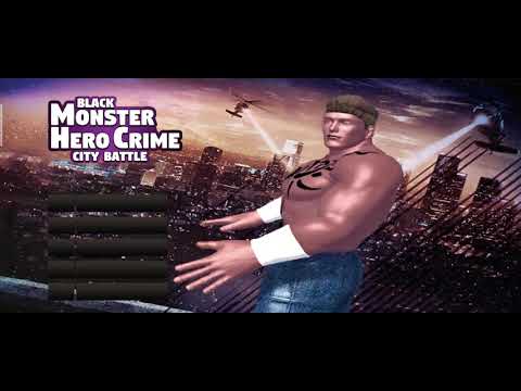 Black Monster Hero Crime City Battle - Android Gameplay