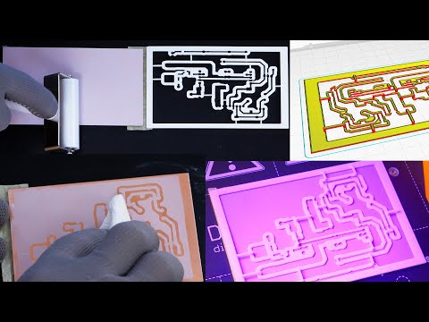 Making DIY PCBs with 3D printed stencil and UV-curable soldermask