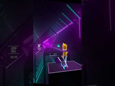 beat saber  - collapse by pixel terror, neverwaves #shorts