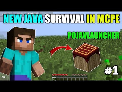 Minecraft Survival series in pojav launcher