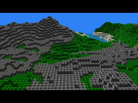 Pyglet VoxelEngine Procedural Terrain (Intel HD Graphics)