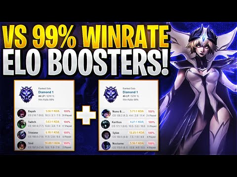 When RANK 1 Leblanc meets 99% WINRATE Elo-Boosters!