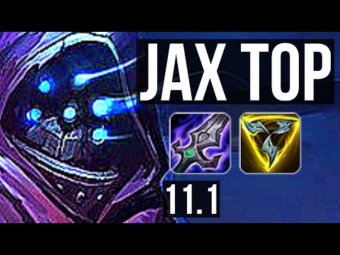JAX vs IRELIA (TOP) | 8/1/2, 900+ games, Godlike | EUW Diamond | v11.1