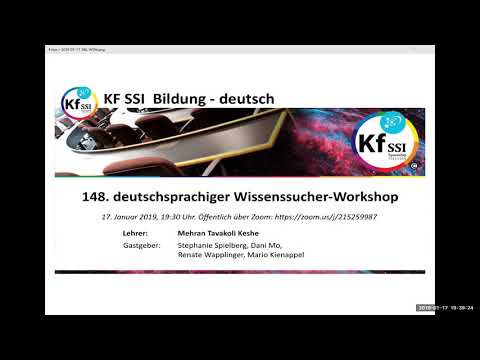 2019 01 17 PM Public Teachings in German - Öffentliche Schulungen in Deutsch