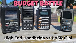 High end Handhelds vs UV5R Mini | Budget battle