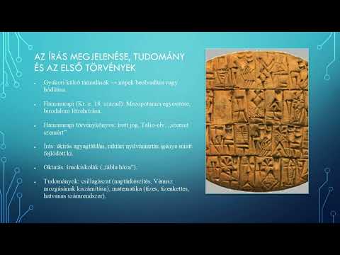 A civilizáció kialakulása az ókori Közel-Keleten