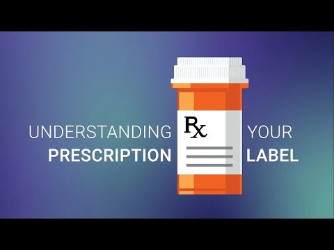 Understanding Your Prescription Label