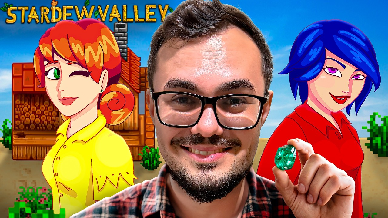 GANHEI MEU PRIMEIRO CORAÇÃO COM AS MELHORES - STARDEW VALLEY
