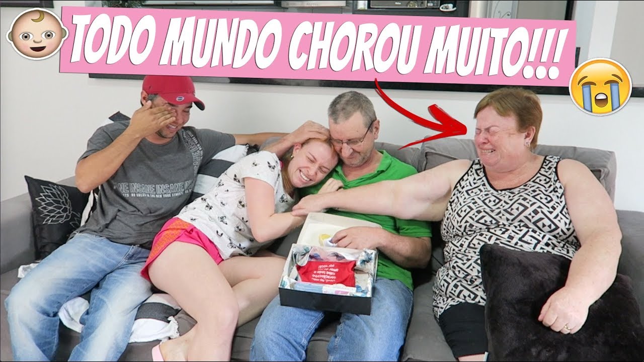 CONTANDO DA GRAVIDEZ PARA OS MEUS PAIS - Reação dos avós | Priscila Simões