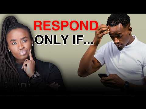 Break your  "no contact"  ONLY if this happens