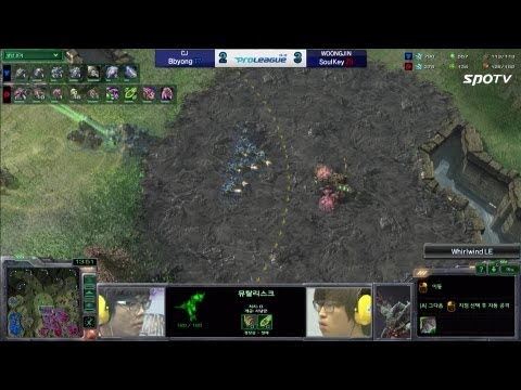 [0603] Bbyong(CJ) vs. SoulKey(WOONGJIN) TvZ 6SET Whirlwind  -Starcraft2,esportstv,SPL