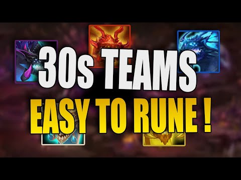 All 5 Element Rifts Dungeons Easy to Rune Speed Teams! - Summoners War