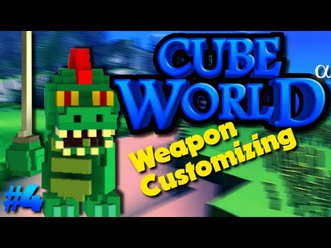Cube World Gameplay - Part 4 - Weapon Customizing(Open Alpha)