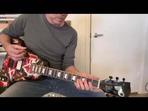 Vintage Darth Vader action figure case made into a electric guitar Darth Halen-caster 2022 Edit vanHalen style image 11