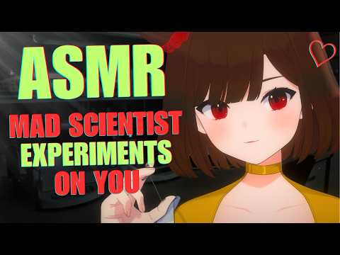 【ASMR】mad scientist makes you her guinea pig🧪💚 | experimenting on you🧬 | deep voice RP✨😴 #3DIO #asmr