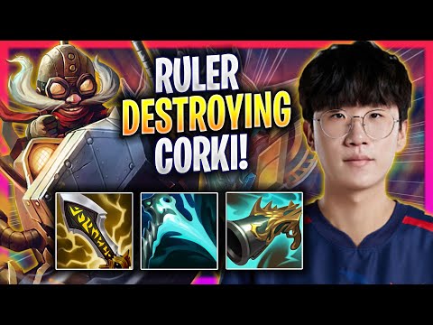 RULER DESTROYING WITH CORKI! - JDG Ruler Plays Corki ADC vs Kai'sa! | Season 2024