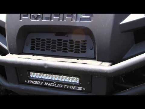 Rigid Industries Polaris Ranger Lower LED Grille installation