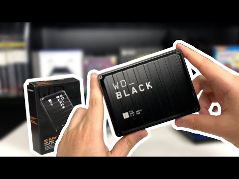 WD_Black P10 Portable Game Drive Unbox & Setup for PS4, PS5, Xbox, PC, Mac (5TB)