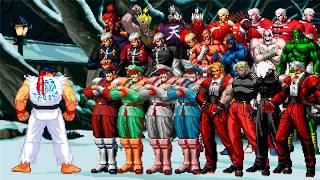 Supreme Ice Ryu Vs Super Bosses Team Mugen