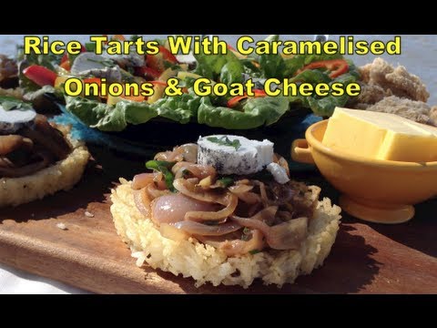 Search for a Food Tube Star Rice Tarts with Caramelised Onions & Goats Cheese cheekyricho