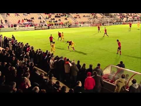 La Liga | Gol de Portillo (3-2) en el CD Mirandés - Hércules CF | 16-12-2012 | J18