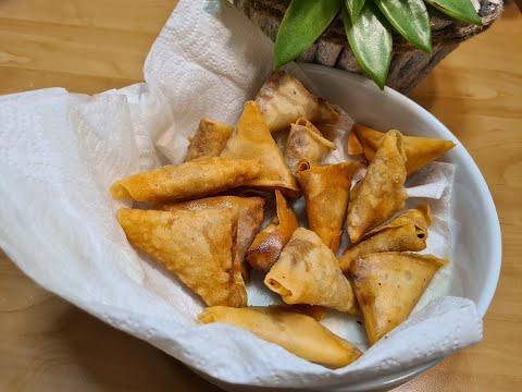 Samoussa au thon - Feuilles de brick - Tuna Samoussa