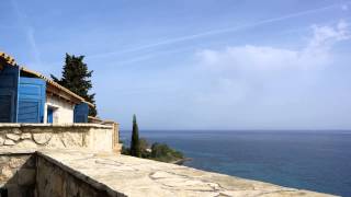 preview picture of video 'Zakynthos -  time lapse of the clouds near Sea View Castle in Vassilikos'
