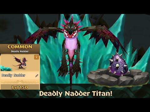 The Deadly Nadder Max Level 150 Titan Mode - Dragons:Rise of Berk