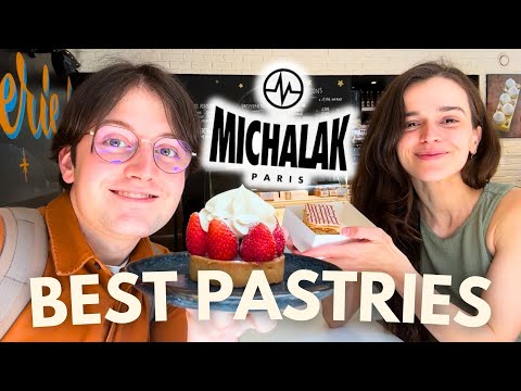 Trying CHRISTOPHE MICHALAK PASTRIES in PARIS 🍰 (feat.@LucileHR)